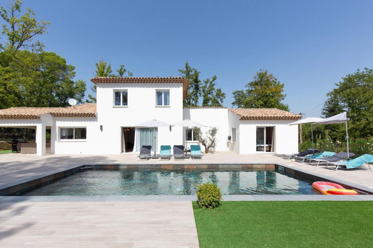 Superbe Villa Seillans La Grande Bastide Avec Piscine, Jardin, Climatisation Et Salle De Sport Екстериор снимка