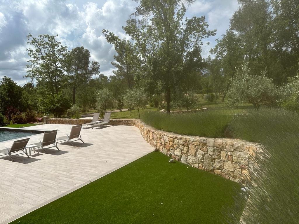 Superbe Villa Seillans La Grande Bastide Avec Piscine, Jardin, Climatisation Et Salle De Sport Екстериор снимка