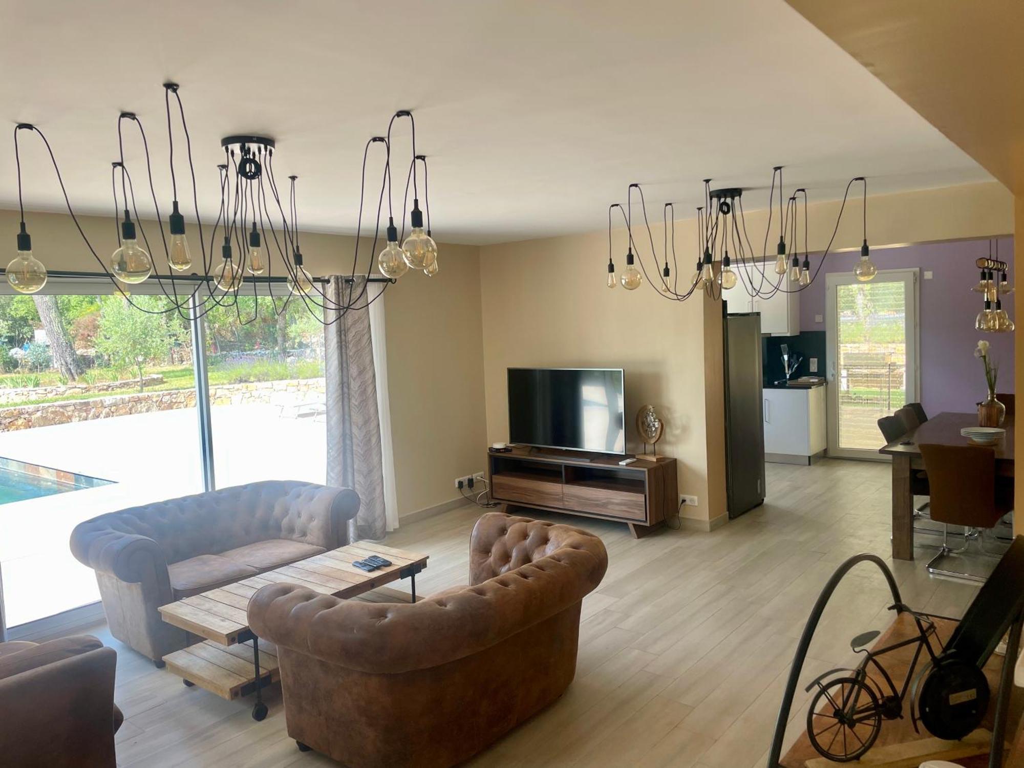 Superbe Villa Seillans La Grande Bastide Avec Piscine, Jardin, Climatisation Et Salle De Sport Екстериор снимка